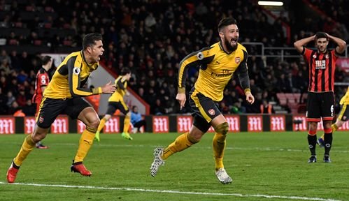 Arsenal escaped defeat after being three goals behind 4