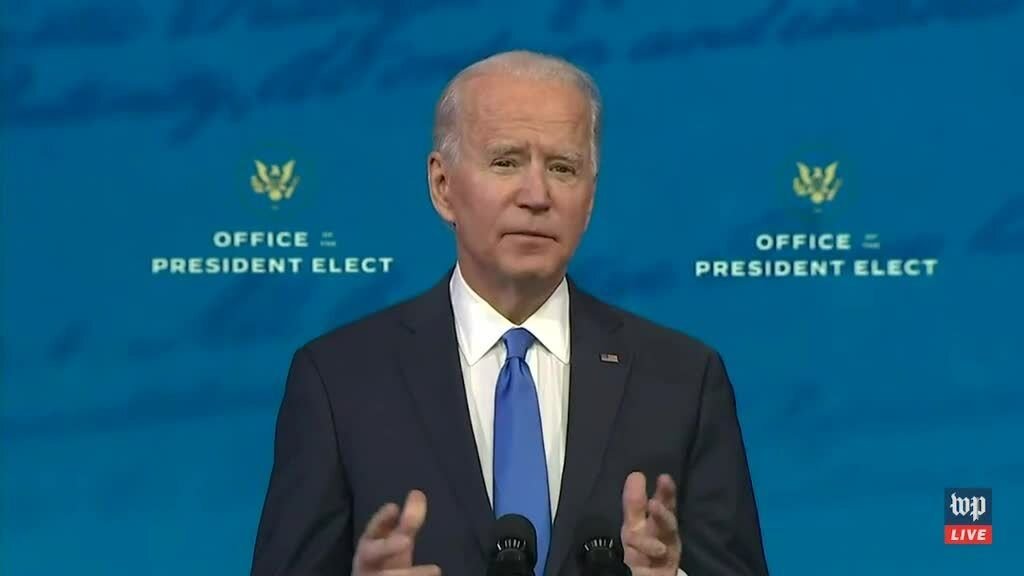 Biden: Election results are the 'heart echo' of Americans 0