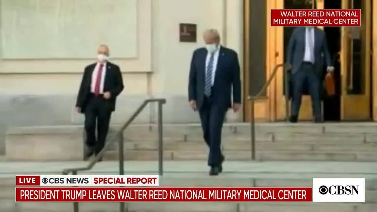 Donald Trump discharged from hospital 1