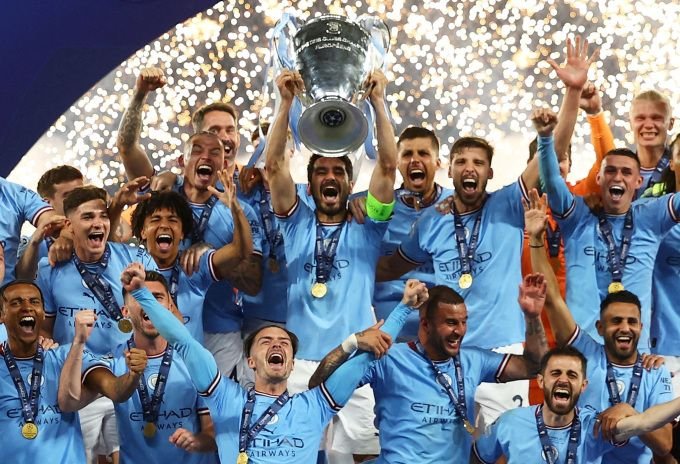 How much does it cost for Man City to win a title?