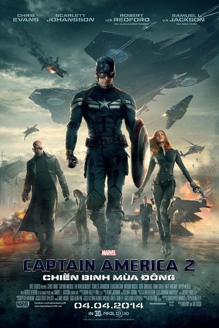 'Captain America 2', the winter warrior 'explodes' the summer 3