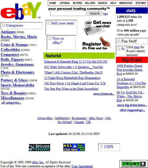 Before the launch of Lotus social network, let’s look back at the early days of world-famous websites